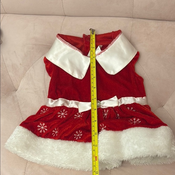 Red Velvet Pet Holiday Dress - Picture 7 of 8